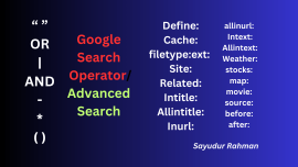 Google Search operators