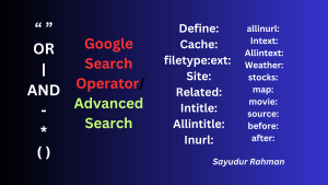 Google Search operators